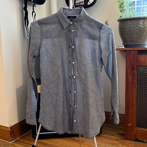 J Crew Cotton Gingham Button-Down